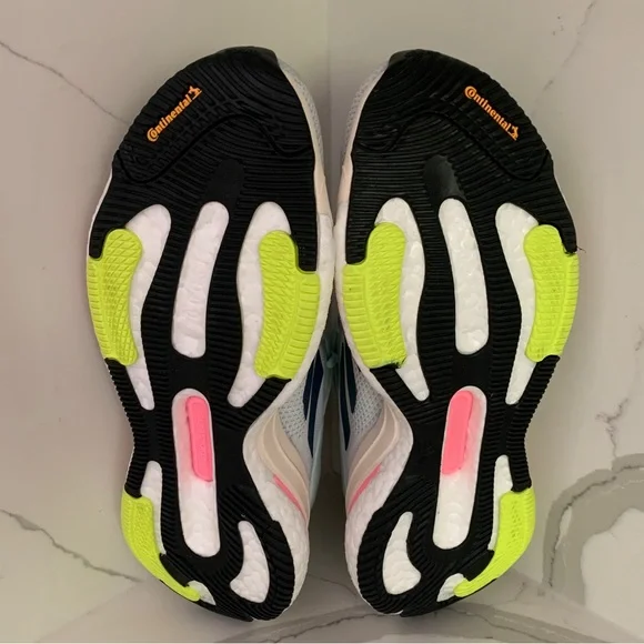 Adidas NWT Solar Glide 5 Womens Size 8.5 White Walking Training GX6719 Shoes - Picture 7 of 10